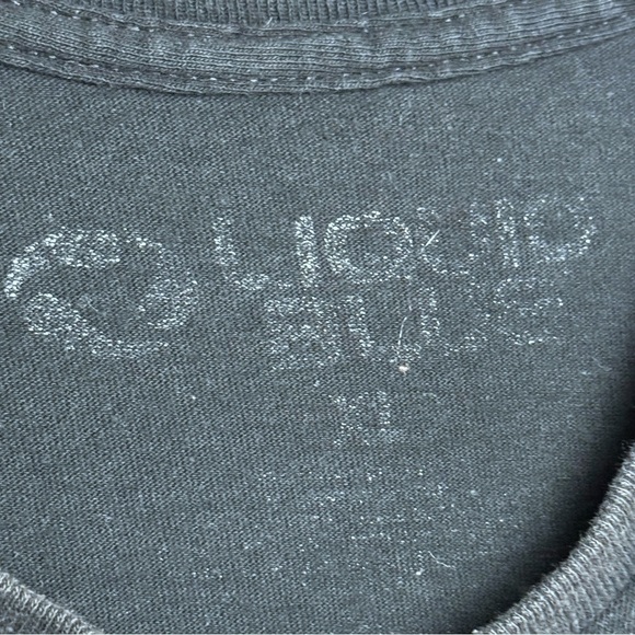 Dik Hayd Liquid Blue Black Band Tee Sz XL Guitar Rock & Roll 2004 - Picture 6 of 7